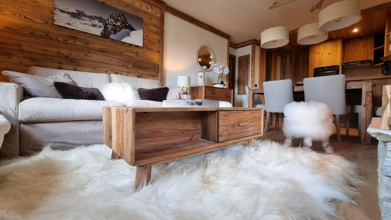 Arcs 1950 Appartement Luxe Type Chalet 5 A 7 Personnes Vue Imprenable Sur Le Montblanc Skis Aux Pieds Les Arcs  Extérieur photo