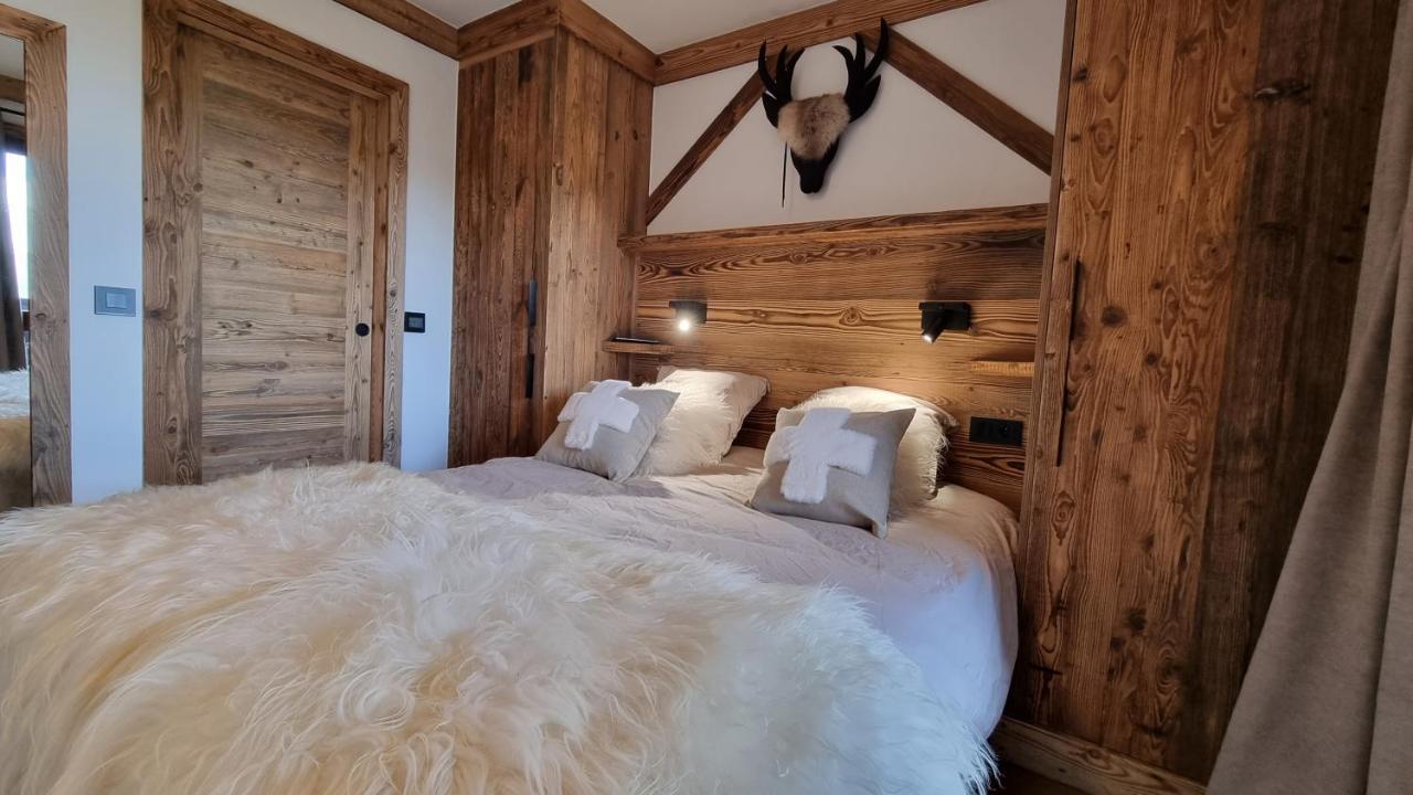 Arcs 1950 Appartement Luxe Type Chalet 5 A 7 Personnes Vue Imprenable Sur Le Montblanc Skis Aux Pieds Les Arcs  Extérieur photo