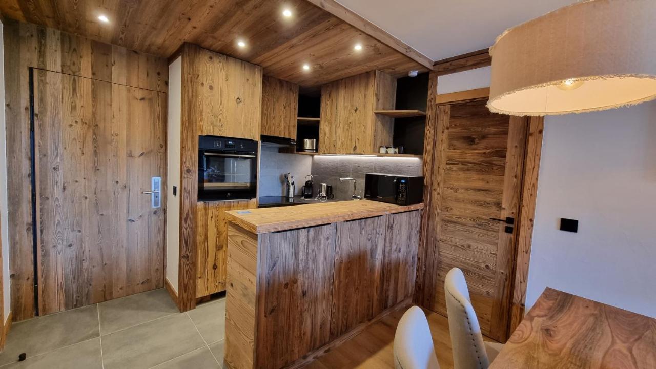 Arcs 1950 Appartement Luxe Type Chalet 5 A 7 Personnes Vue Imprenable Sur Le Montblanc Skis Aux Pieds Les Arcs  Extérieur photo