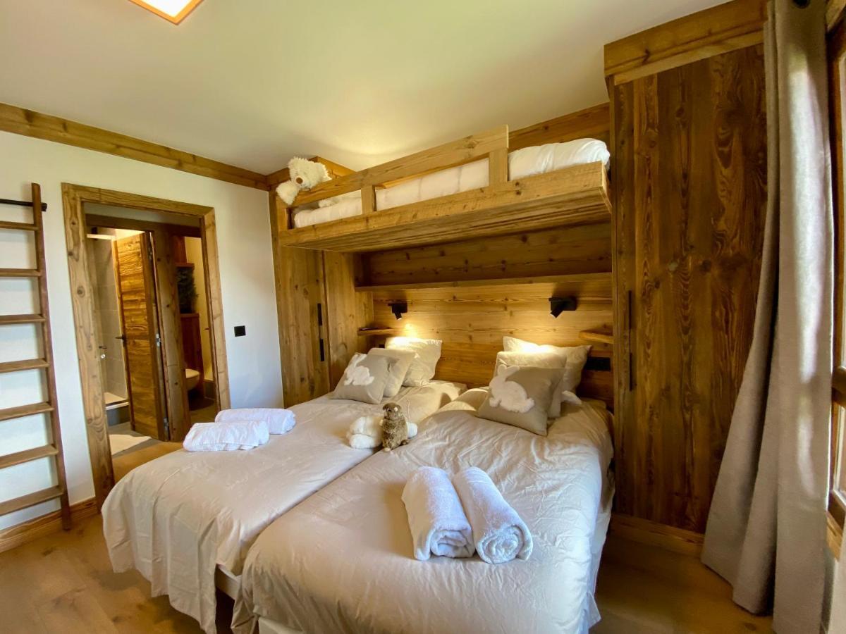 Arcs 1950 Appartement Luxe Type Chalet 5 A 7 Personnes Vue Imprenable Sur Le Montblanc Skis Aux Pieds Les Arcs  Extérieur photo