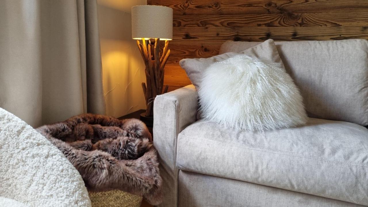 Arcs 1950 Appartement Luxe Type Chalet 5 A 7 Personnes Vue Imprenable Sur Le Montblanc Skis Aux Pieds Les Arcs  Extérieur photo