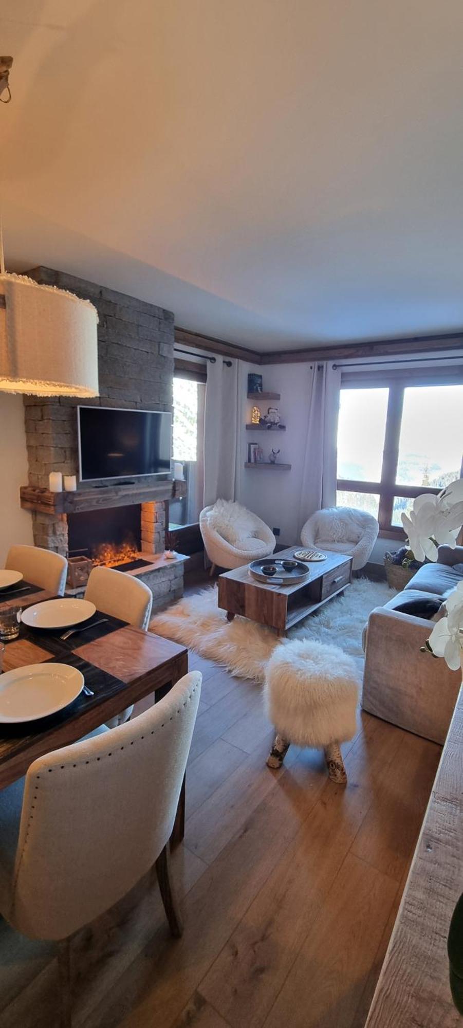 Arcs 1950 Appartement Luxe Type Chalet 5 A 7 Personnes Vue Imprenable Sur Le Montblanc Skis Aux Pieds Les Arcs  Extérieur photo